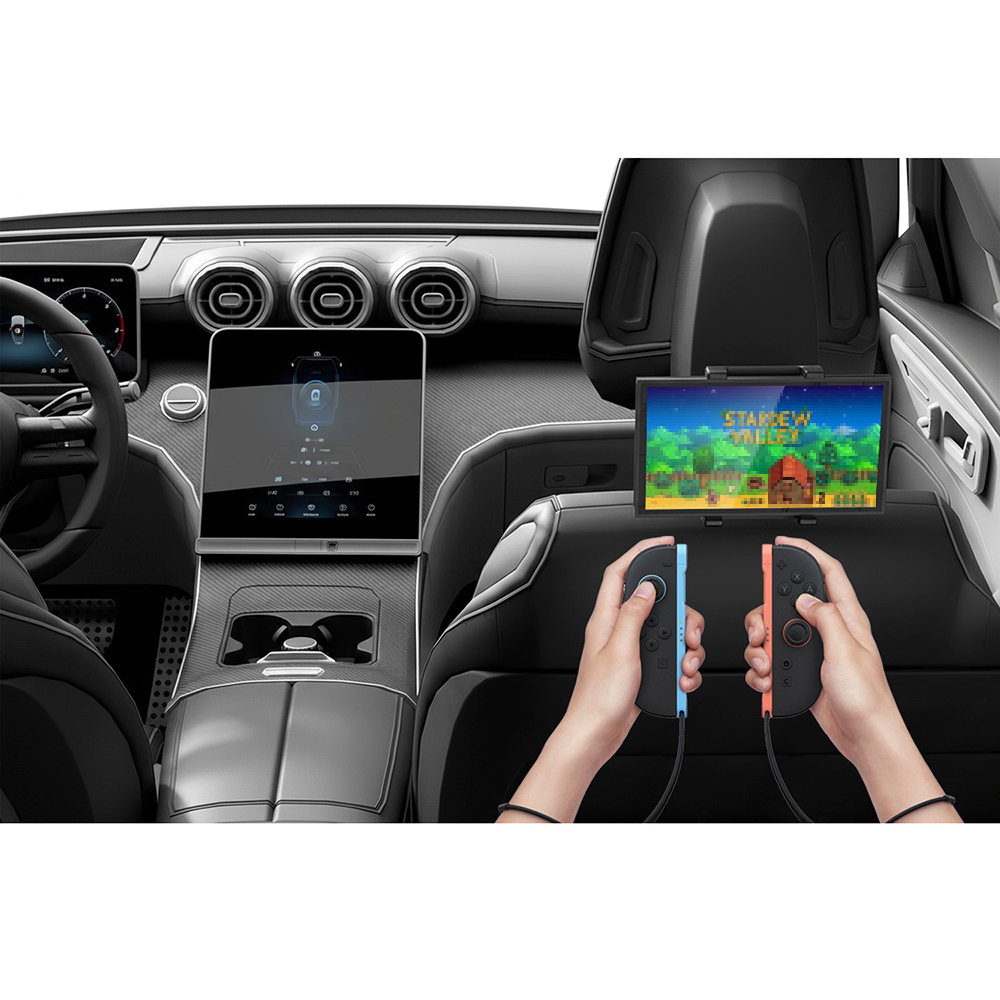 Gaming Console Car - ポータブルコンソールユニバーサルカースタンド（Switch 2/Switch/OLED対応）、コンソール調整可能ブラケットTNS-5170、ゲームアクセサリー