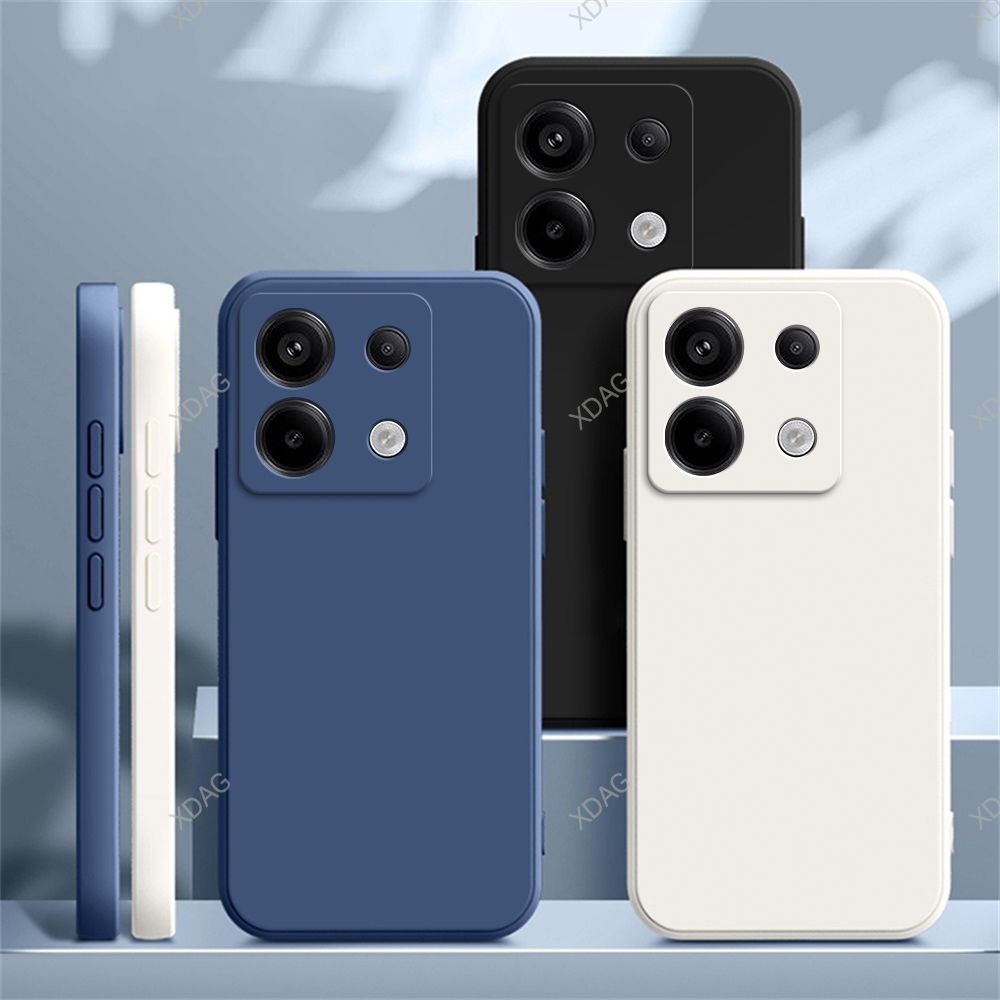 Gaming Console X6 - オリジナル正方形液体シリコーン電話ケースシャオ mi ポコ X6 PocoX6 プロ