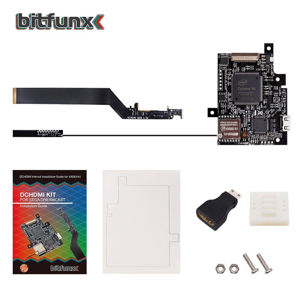 Gaming Console Definition - ビットファン-セガ,ドランキャストコンソール,高解像度,PCBボード,ゲームアクセサリー用のdchmiキット