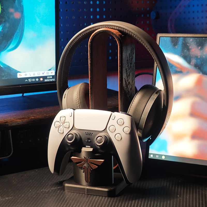 Gaming Console Handle - ハンドルイヤホンスタンドゼルダアニメテーマハンガーPS5ゲームロゴeスポーツデスクトップオーナメントゲームコンソールアクセサリー