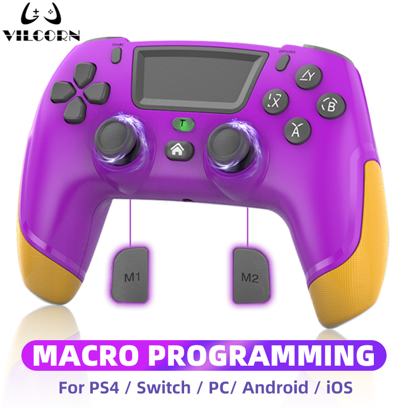 Gaming Console In Phone - ワイヤレスゲーミングコントローラー PC用 マクロプログラマブルゲームパッド PS4/PS3コンソール Android携帯電話 Steamゲーム
