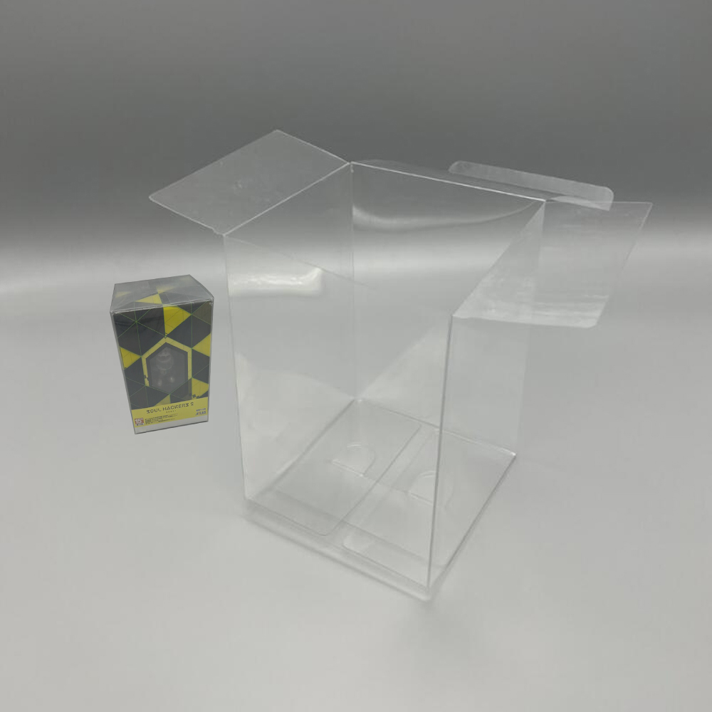 Gaming Console Display Case - ソウルハッカーズ2限定版収納ボックスPETプラスチックカバー透明ディスプレイケース（PS4/PS5ゲーム機保護用）
