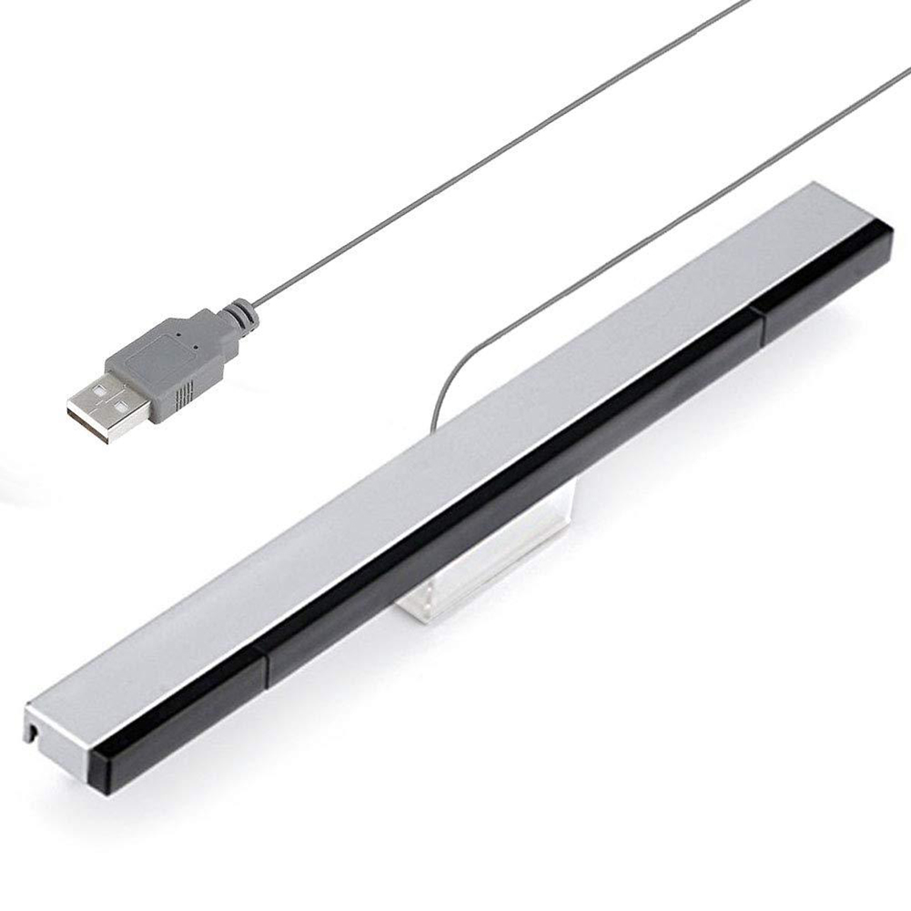 Gaming Console With Motion Sensor - バーレシーバーインダクターゲームコンソールアクセサリー有線リモートセンサーバーゲームコンソールアクセサリー Wii/Wii U用