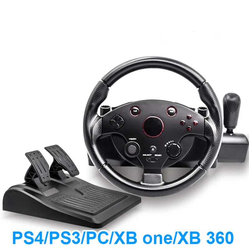 Gaming Console Car - PS-レーシングゲーム用の実際の運転用のUSB付きステアリングホイール,360インチゲームコンソール,ヨーロッパのトラック,2スピードが必要