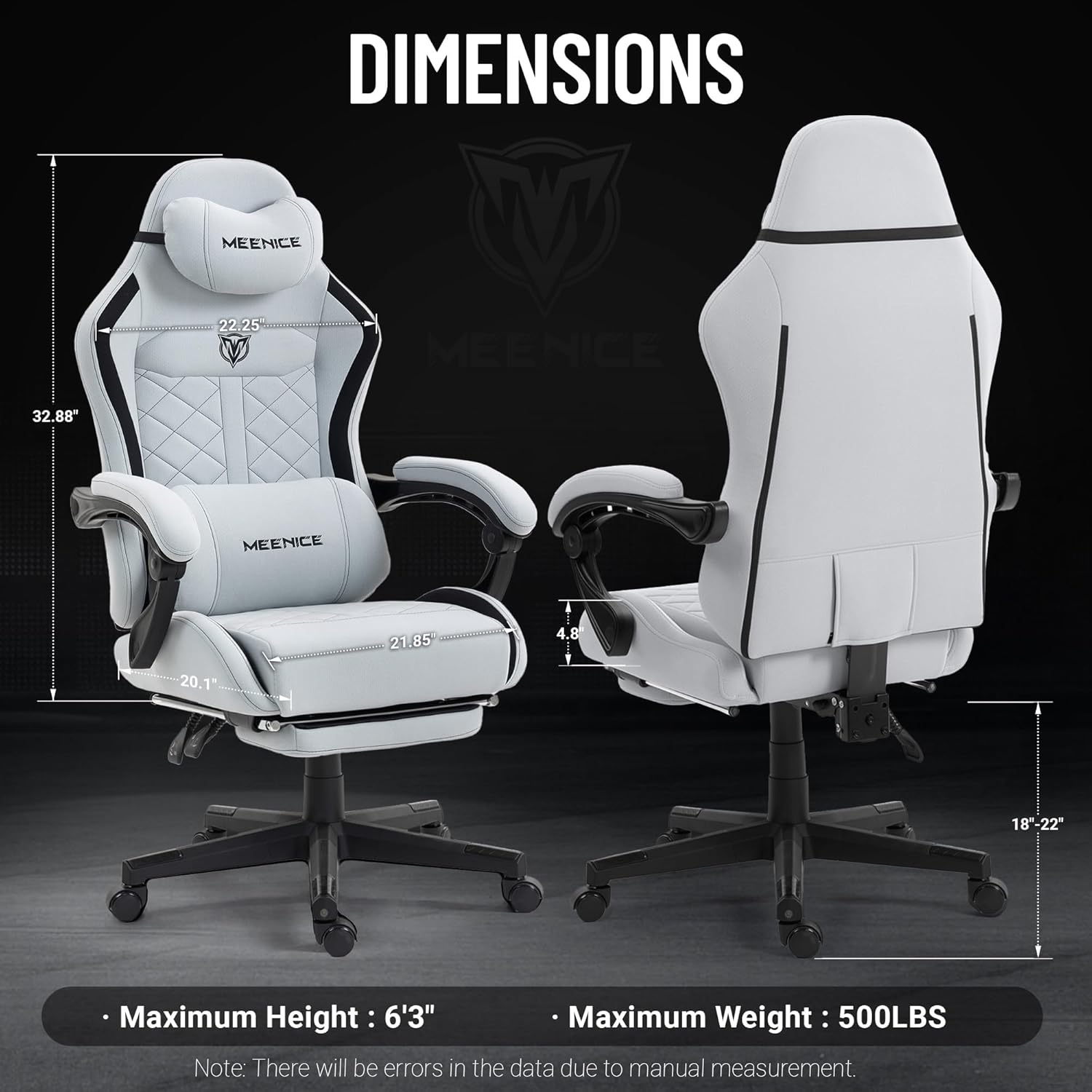 # 大型で背の高いゲーミングチェア、ポケットスプリングクッシ - Gaming Chair Cushion のレビューと価格