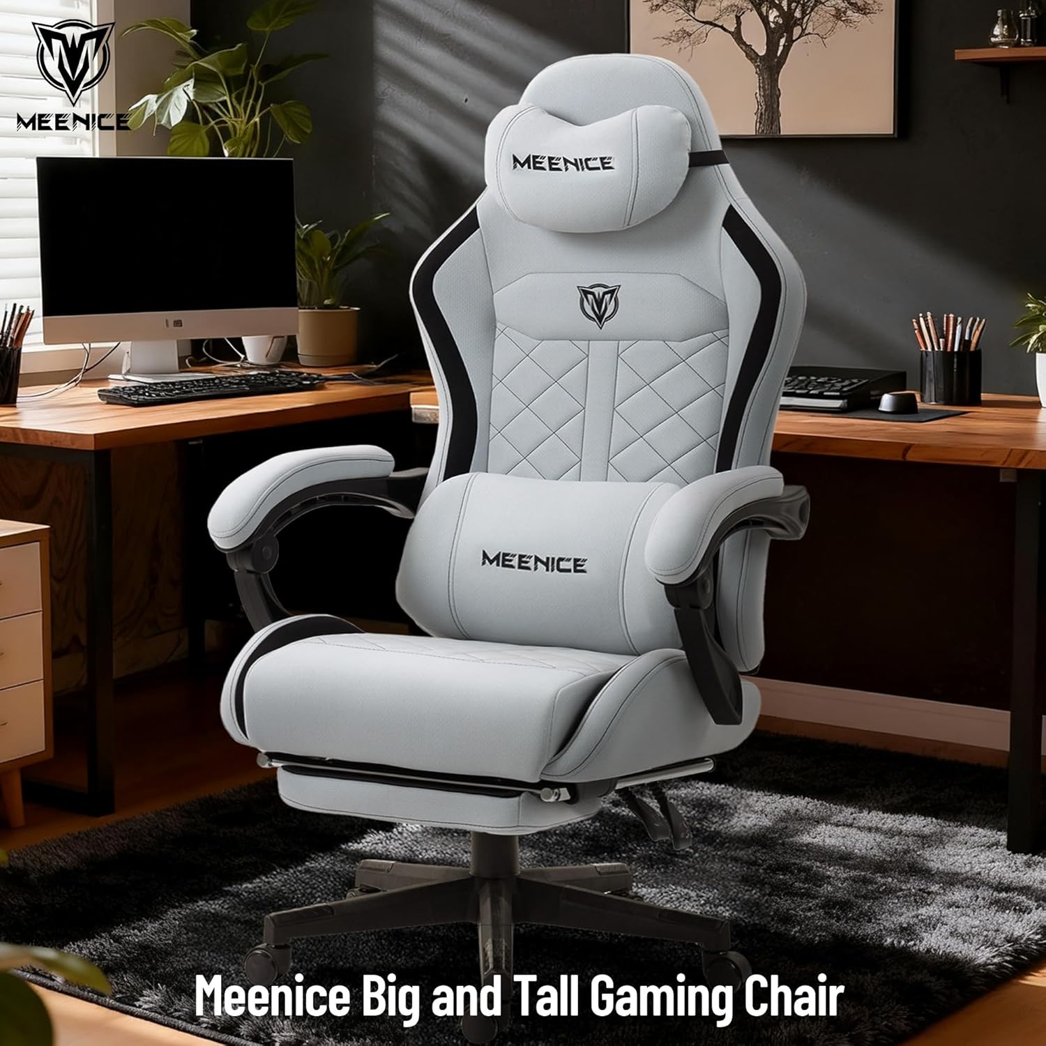 # 大型で背の高いゲーミングチェア、ポケットスプリングクッシ - Gaming Chair Cushion のレビューと価格