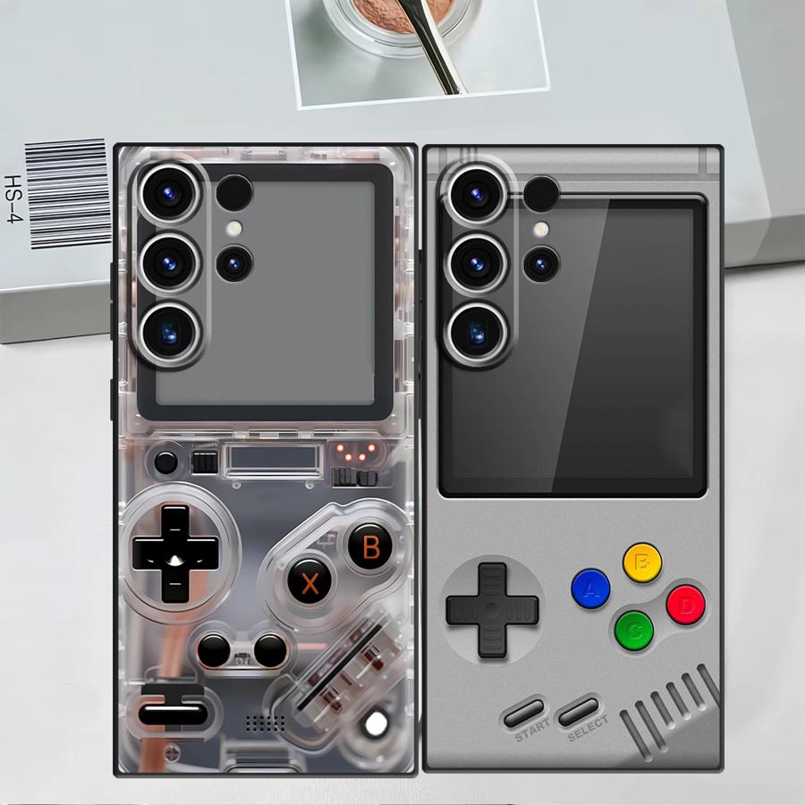 パープルゲーミングコンソール風スマホケース サムスン Gal - Gaming Console In Phone のレビューと価格