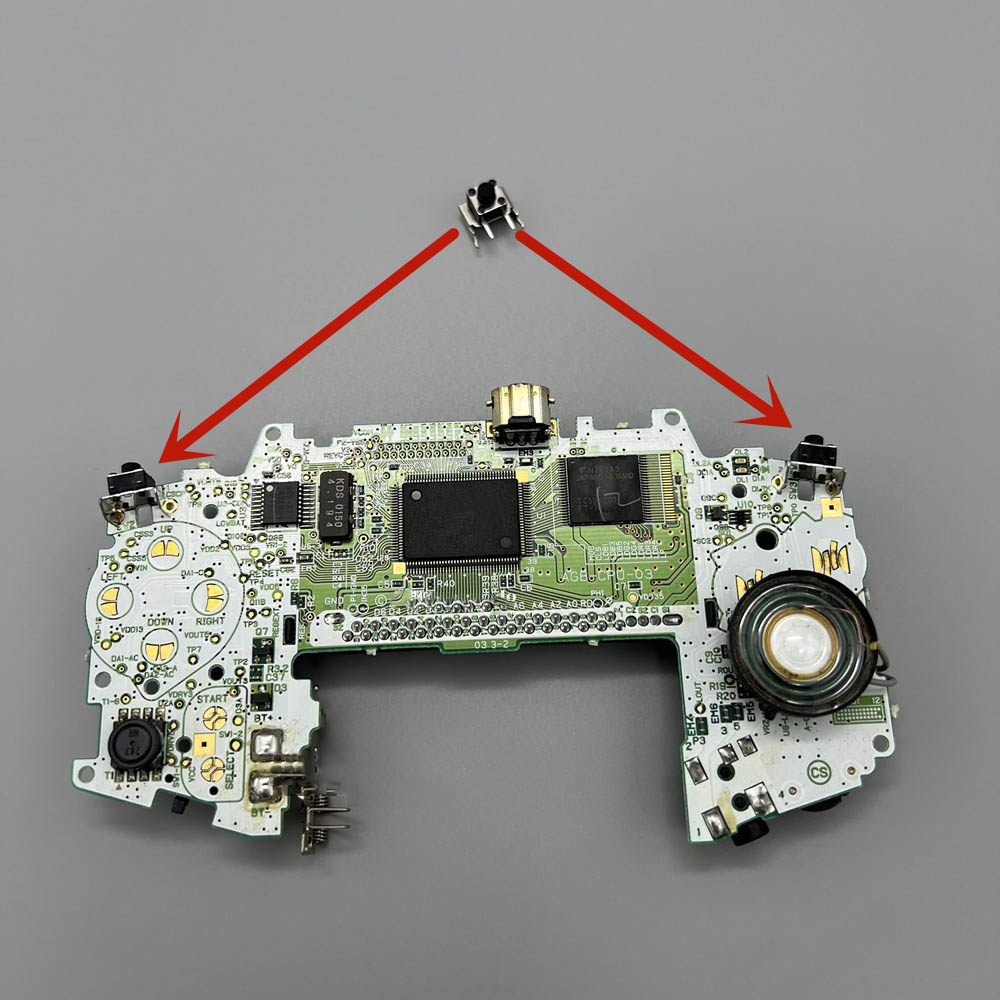 GBA ゲームコンソールメインボード L R マイクロスイッ - Gaming Console Buttons のレビューと価格