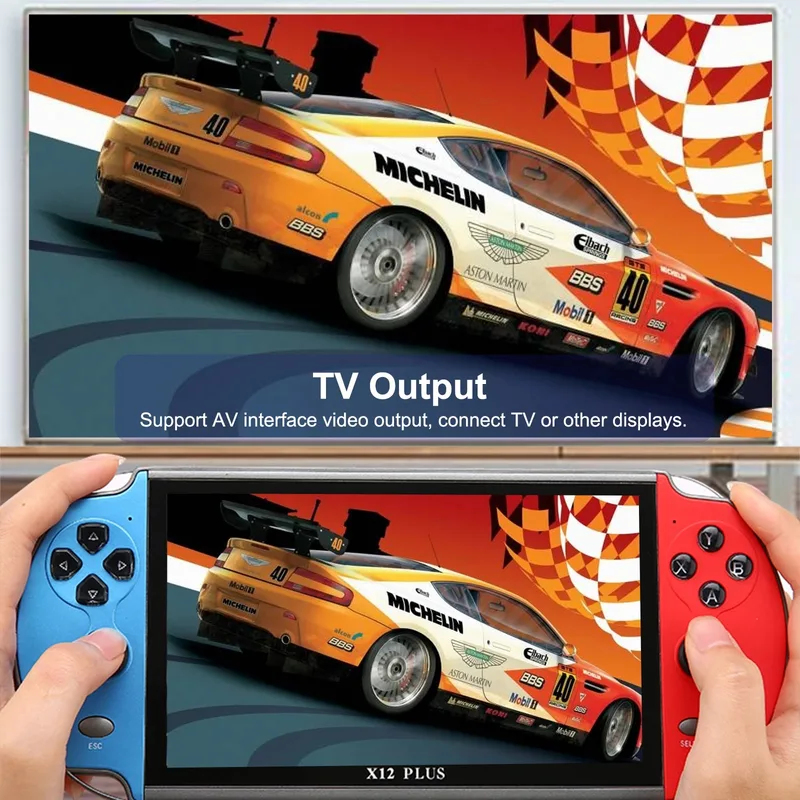X12 Plus ポータブルゲームコンソール、7.0インチH - Gaming Console X12 のレビューと価格