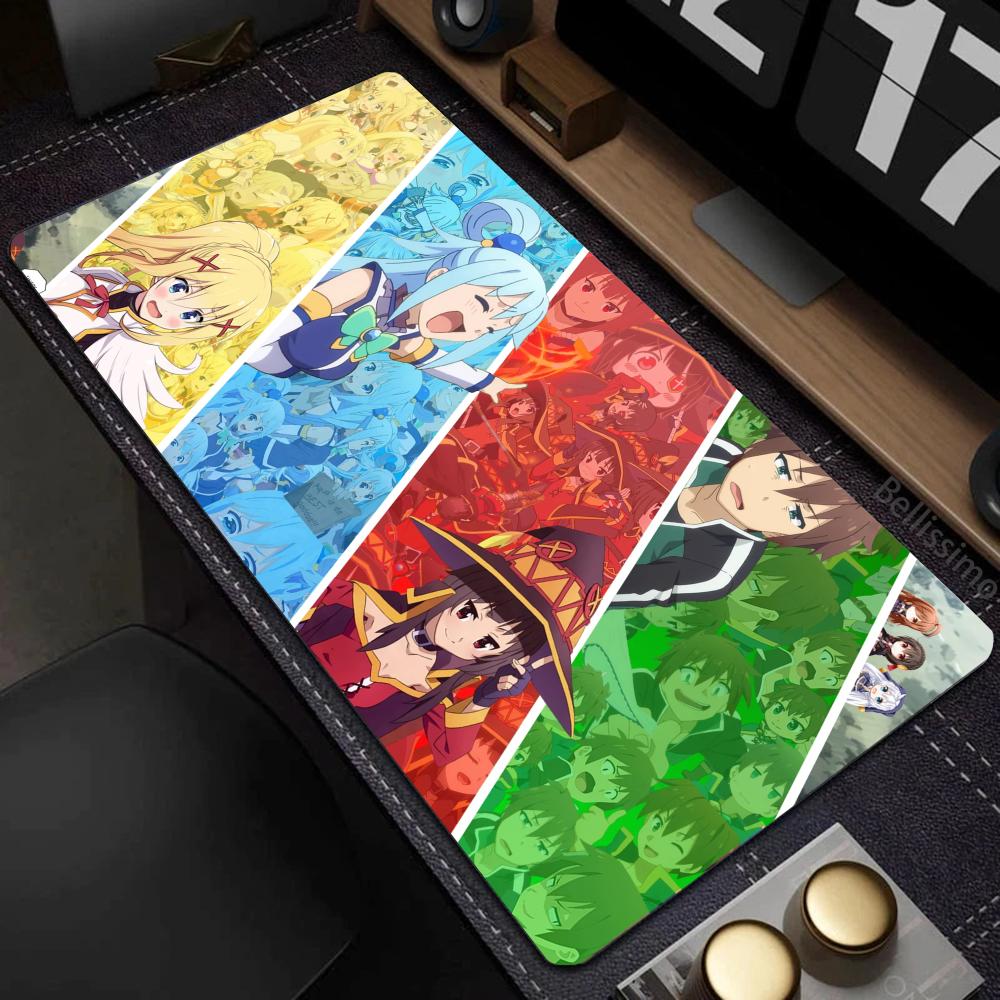 このすばアニメ大型ゲームマウスパッド、高解像度印刷、キーボー - Gaming Console Definition のレビューと価格