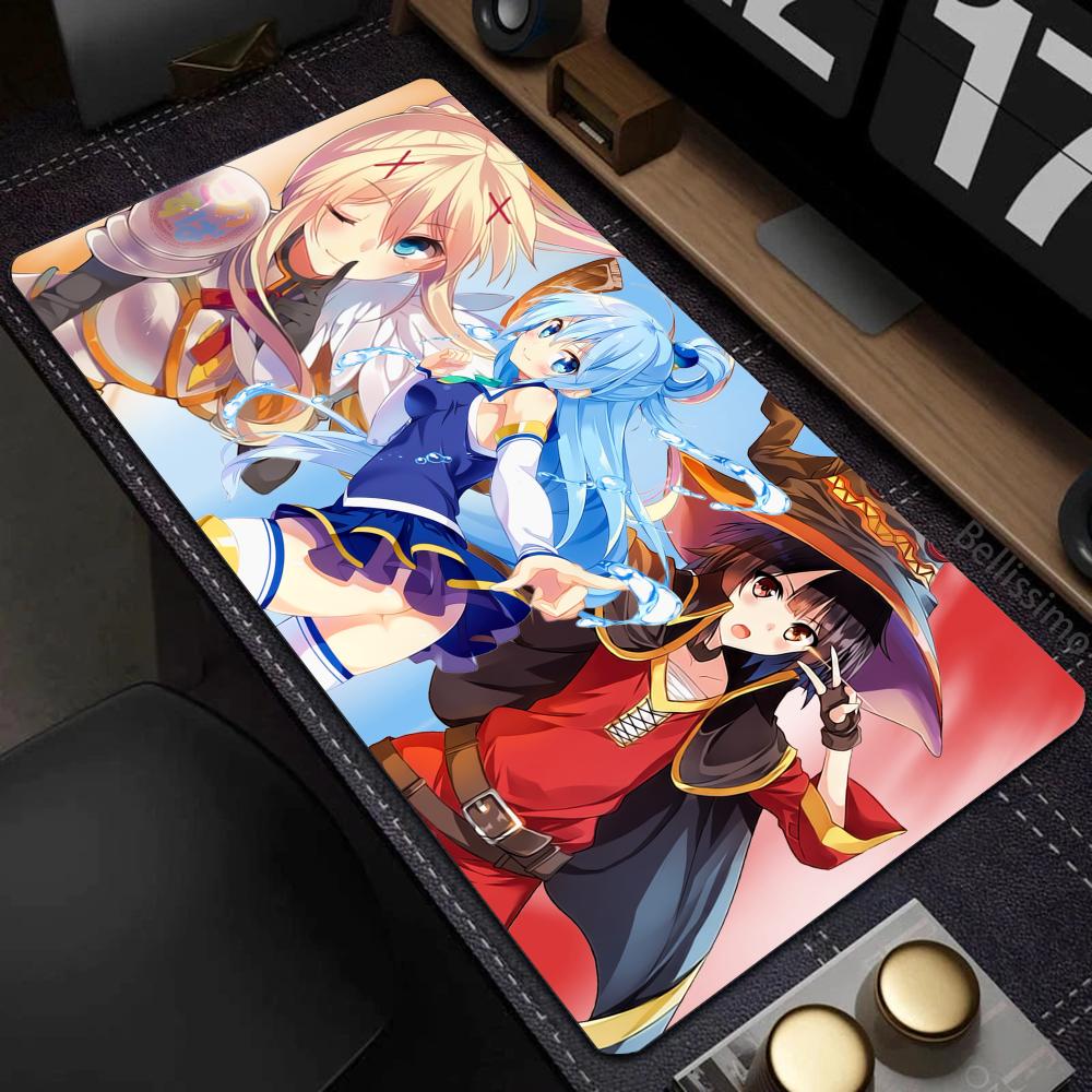 このすばアニメ大型ゲームマウスパッド、高解像度印刷、キーボー - Gaming Console Definition のレビューと価格
