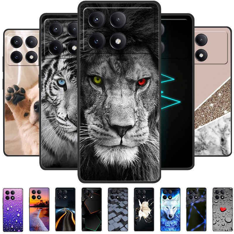 Xiaomi-シリコン電話カバー,耐衝撃性ソフトtpu,漫画 - Gaming Console X6 のレビューと価格
