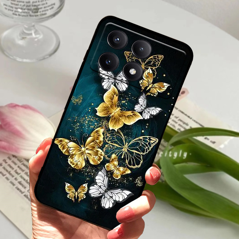 Xiaomi-シリコン電話カバー,耐衝撃性ソフトtpu,漫画 - Gaming Console X6 のレビューと価格