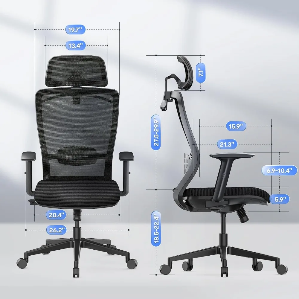 FLEXISPOT人間工学に基づいたオフィスチェア、ハイバッ - Gaming Chair Cushion のレビューと価格