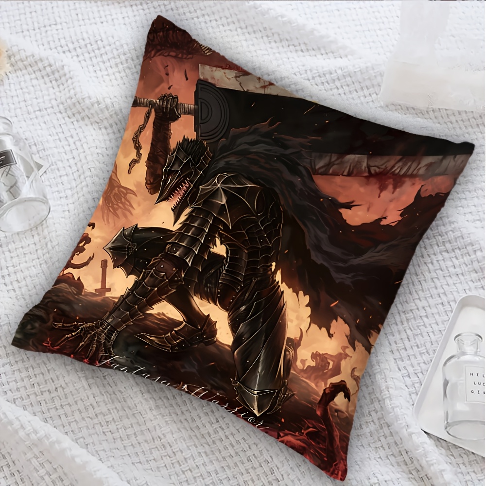 ダークファンタジー騎士戦士枕カバークッションカバー中世の鎧ゲ - Gaming Chair Cushion のレビューと価格