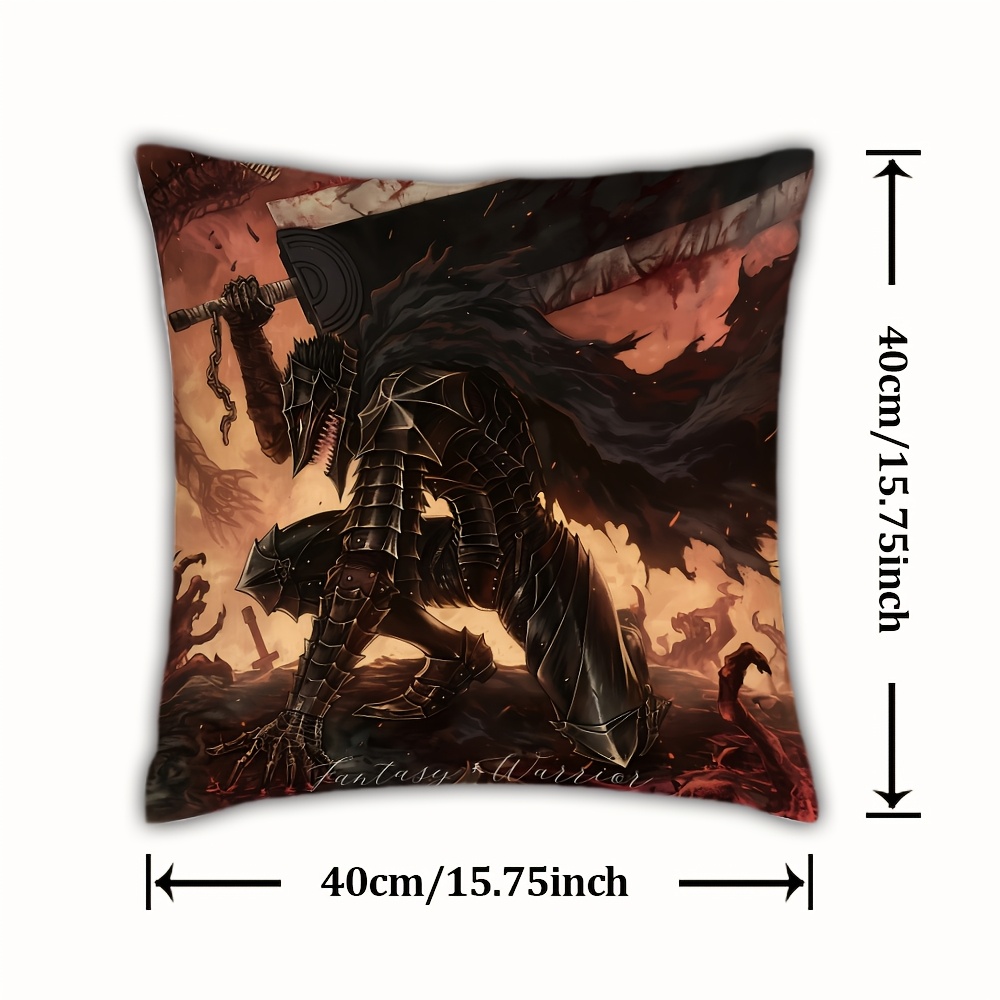 ダークファンタジー騎士戦士枕カバークッションカバー中世の鎧ゲ - Gaming Chair Cushion のレビューと価格