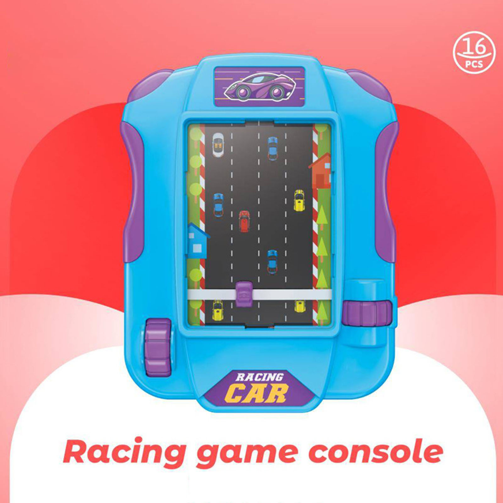 ハンドヘルドレトロレースゲームコンソール面白いレーシングカー - Gaming Console Car のレビューと価格