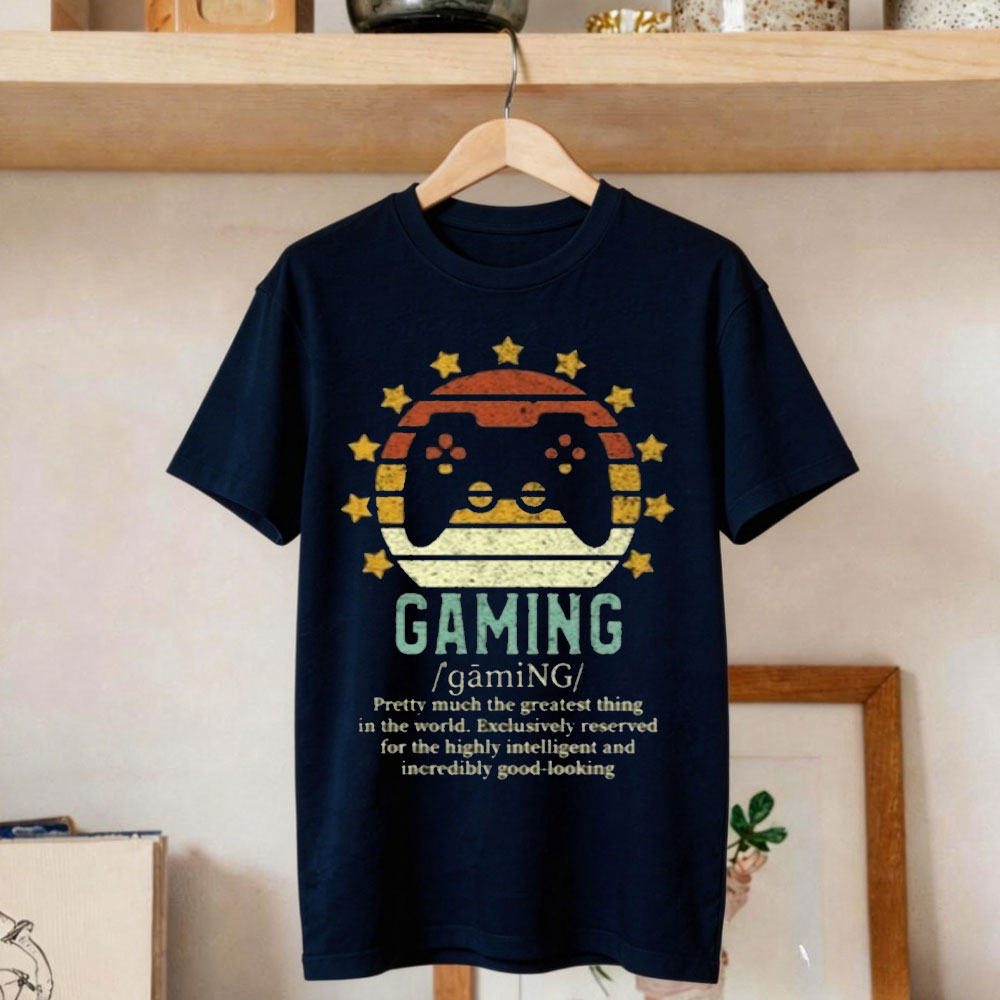 面白いゲーム定義Tシャツ ヴィンテージコンソールビデオゲーム - Gaming Console Definition のレビューと価格