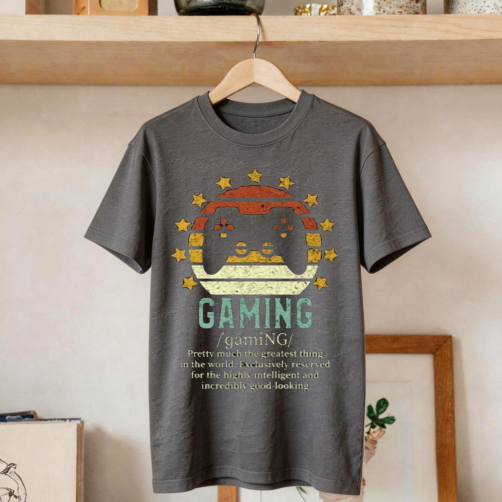 面白いゲーム定義Tシャツ ヴィンテージコンソールビデオゲーム - Gaming Console Definition のレビューと価格