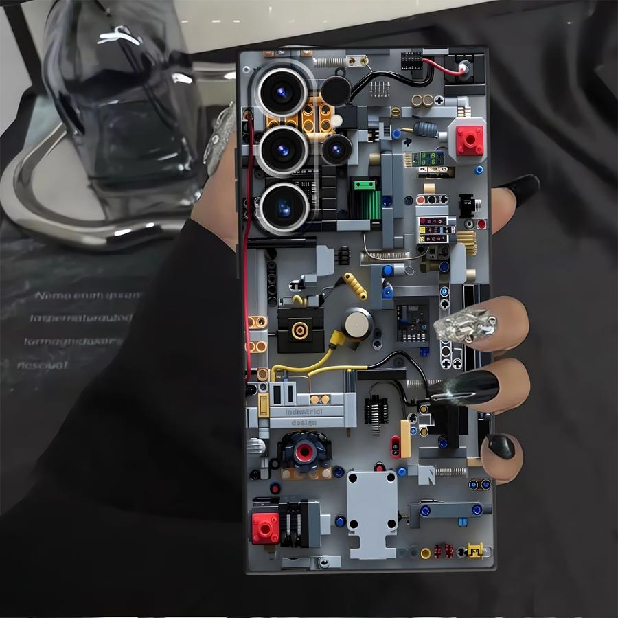 パープルゲーミングコンソールケース Samsung Gala - Gaming Console In Phone のレビューと価格