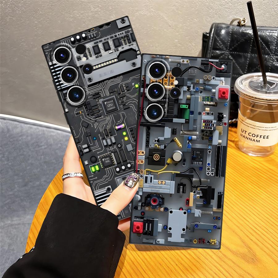 パープルゲーミングコンソールケース Samsung Gala - Gaming Console In Phone のレビューと価格