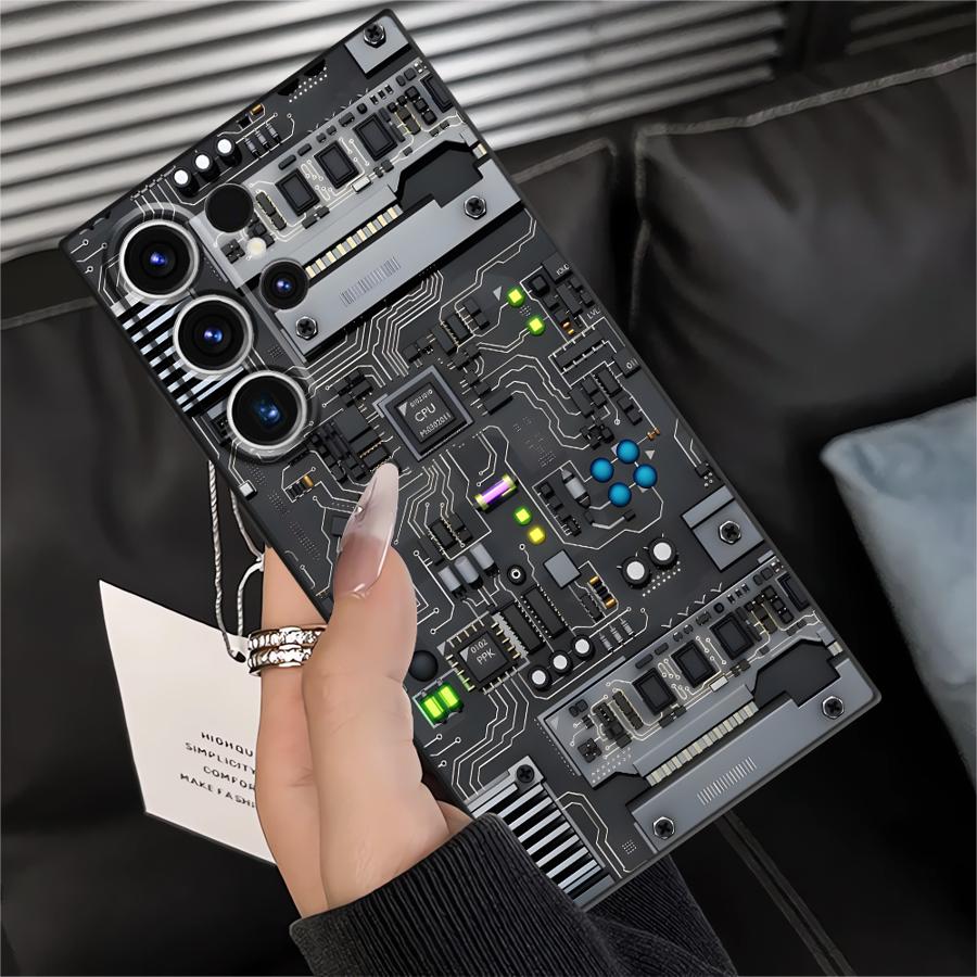 パープルゲーミングコンソールケース Samsung Gala - Gaming Console In Phone のレビューと価格
