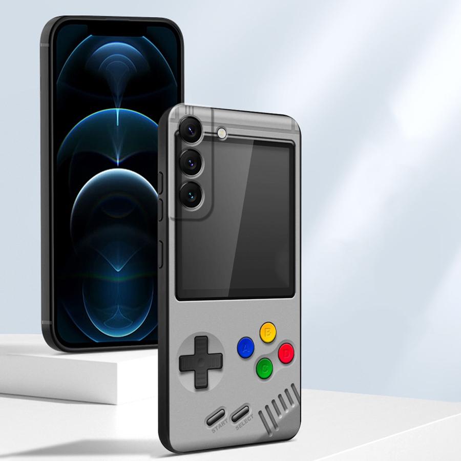 パープルゲーミングコンソール風スマホケース サムスン Gal - Gaming Console In Phone のレビューと価格