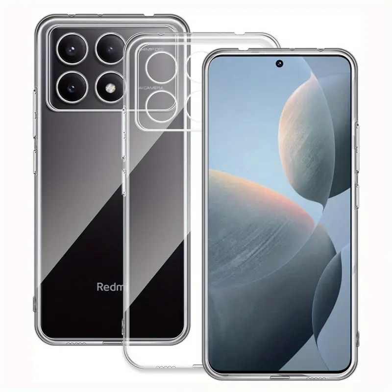 Xiaomi用クリアシリコンケース,5g,超薄型バックカバー - Gaming Console X6 のレビューと価格