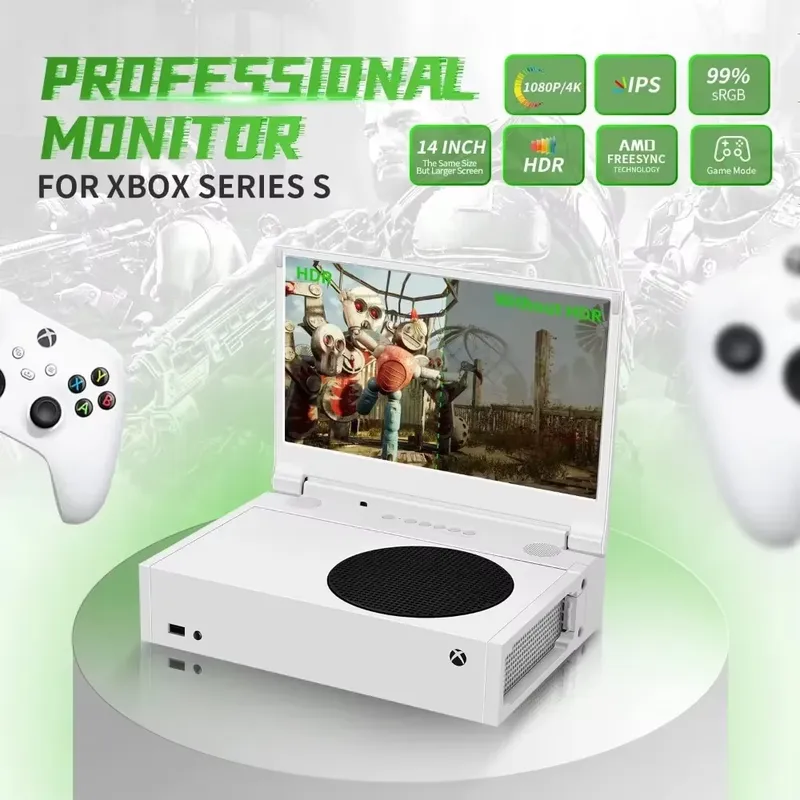 14インチポータブルゲーミングモニター Xbox Serie - Gaming Console Definition のレビューと価格