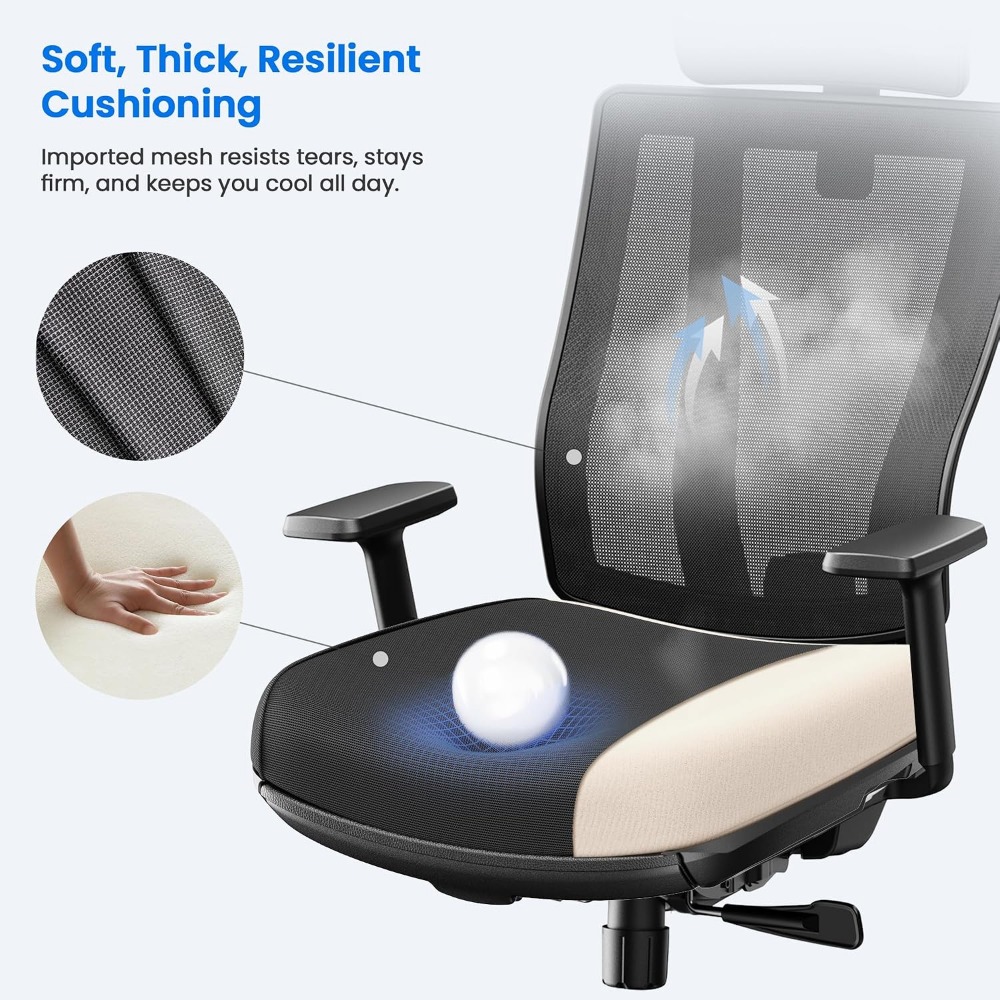 調節可能なオフィスチェア：人間工学に基づいた3Dアームレスト - Gaming Chair Cushion のレビューと価格