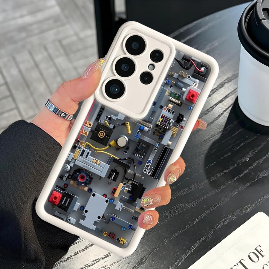 パープルゲーミングコンソール風スマホケース サムスン Gal - Gaming Console In Phone のレビューと価格