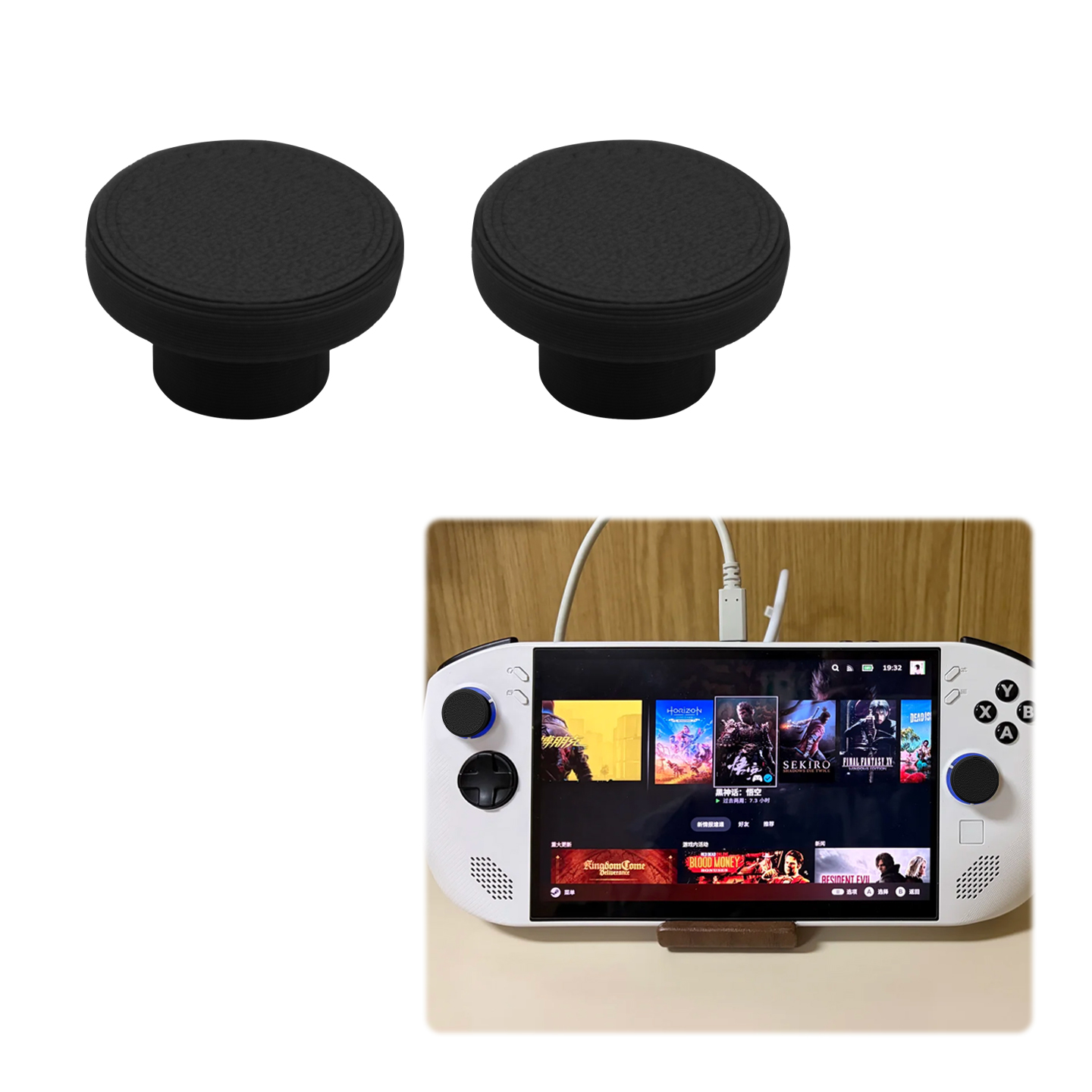 ジョイスティックキャップ交換部品 Legion go s ゲ - Gaming Console Legion のレビューと価格