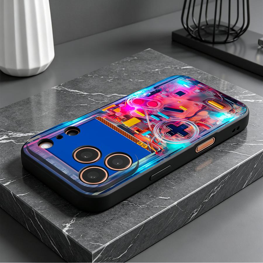 カラーゲーミングコンソール風スマホケース Apple iPh - Gaming Console X12 のレビューと価格