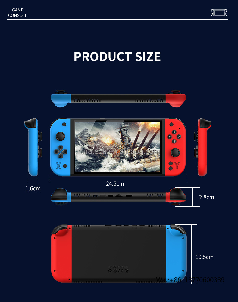 G90携帯ゲーム機 7インチ画面 4GB ROM 高画質レト - Gaming Console Definition のレビューと価格
