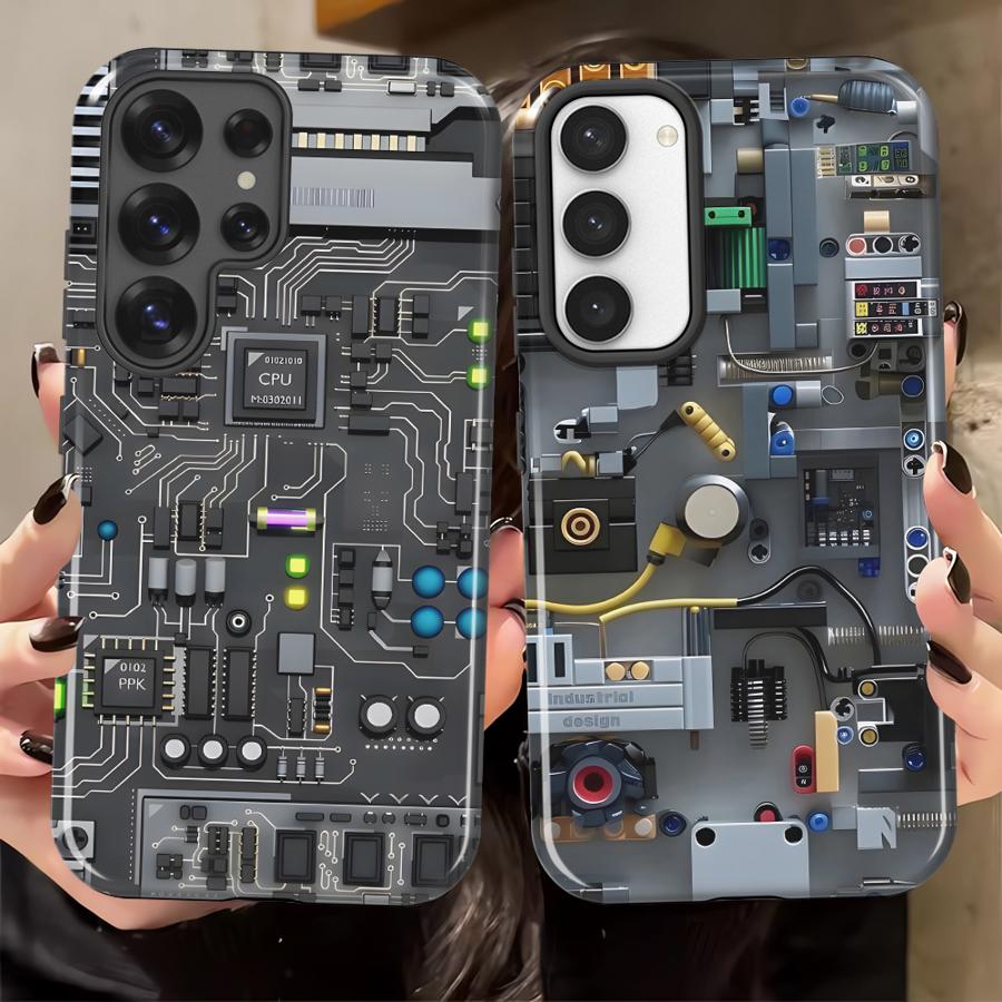 パープルゲーミングコンソールソフトカバーケース、Samsun - Gaming Console In Phone のレビューと価格
