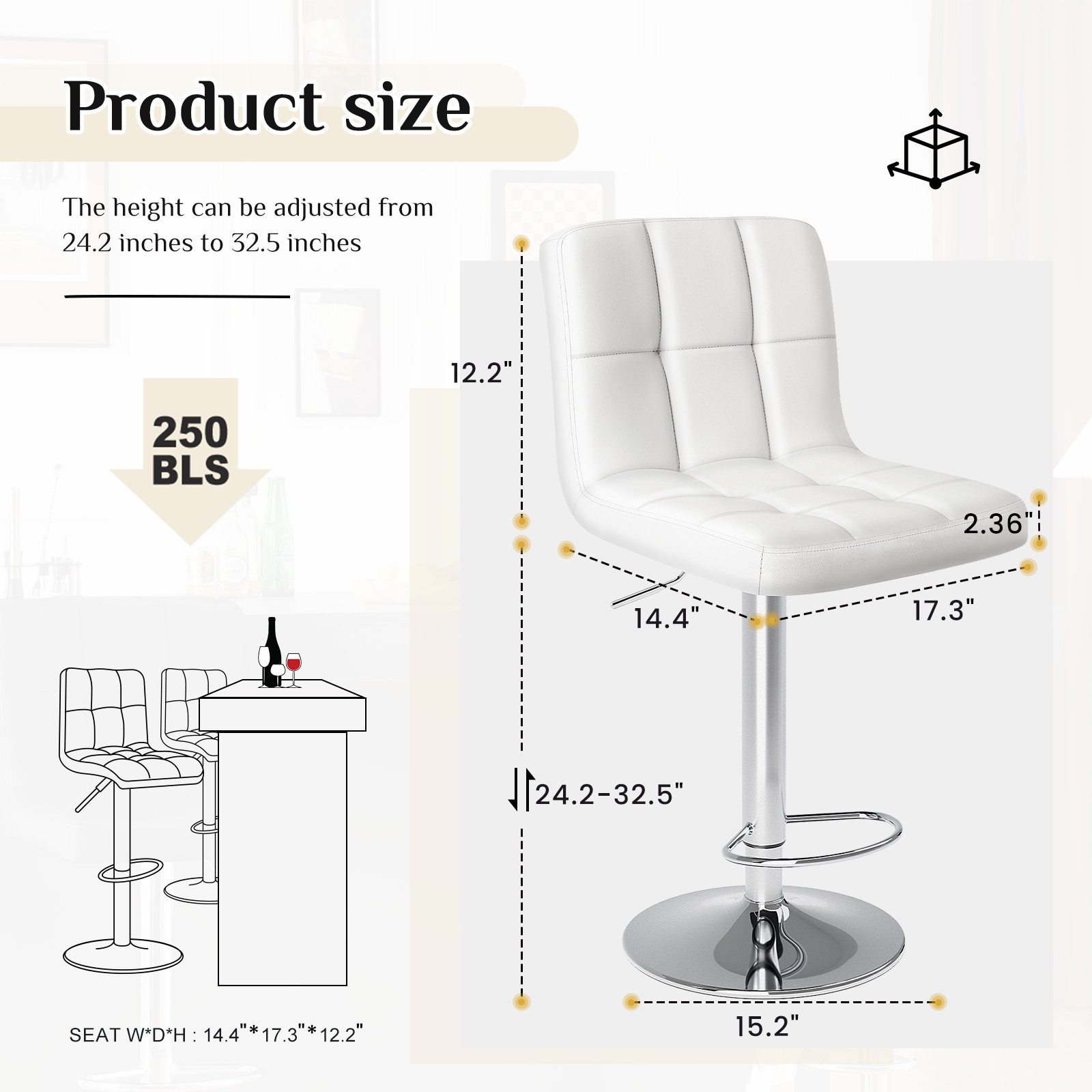 JHK人間工学に基づいたアームレスPUレザー製調整可能スイベ - Gaming Chair Cushion のレビューと価格