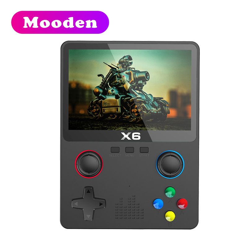 L X6 ポータブルハンドヘルドゲームプレーヤー 3.5イン - Gaming Console X6 のレビューと価格