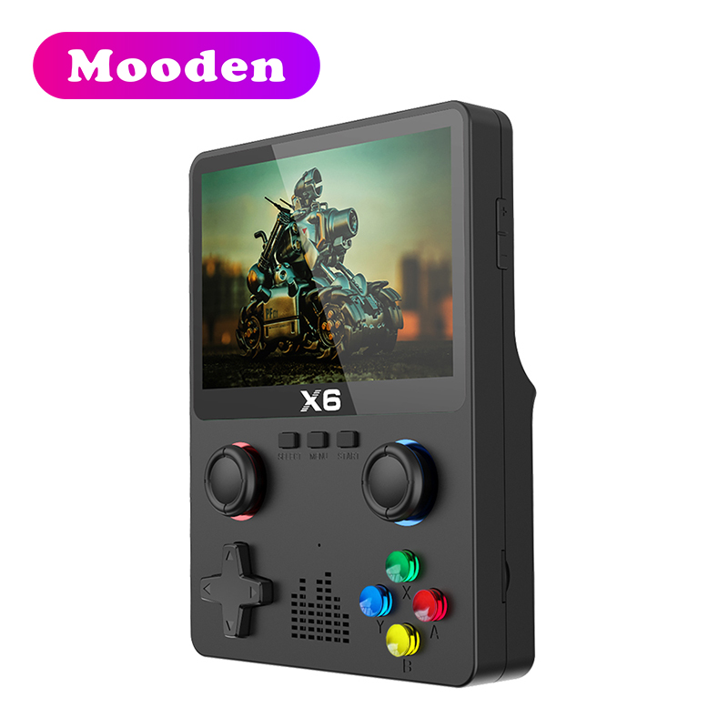 L X6 ポータブルハンドヘルドゲームプレーヤー 3.5イン - Gaming Console X6 のレビューと価格