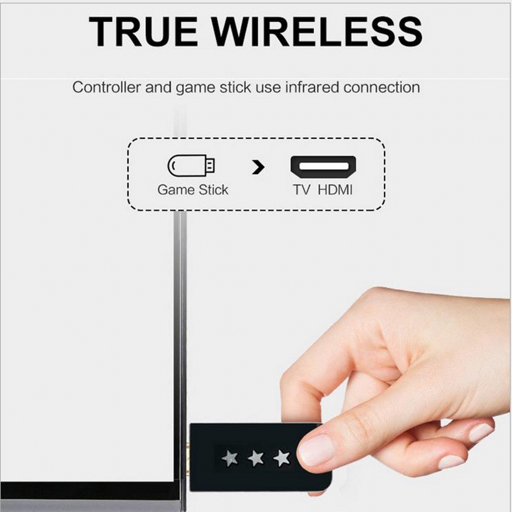 ワイヤレス家庭用テレビゲームコンソール,高解像度,レトロ,H - Gaming Console Definition のレビューと価格